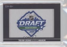 Trevor Zegras 2024-25 O-Pee-Chee First Round Draft Patches card