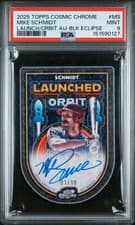 2025 Topps Cosmic Chrome Launched Into Orbit Autographs Mike Schmidt #LIOA-MS card
