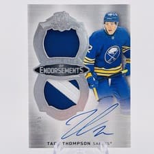 2024-25 Upper Deck The Cup Emblems of Endorsements Tage Thompson #EE-TT card