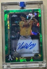 2025 Topps Chrome Update Sapphire Chrome Sapphire Autographs Nick Kurtz #USA-NK card