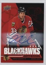2025-26 Upper Deck Chicago Blackhawks Centennial Red Hot Autos Adrian Aucoin #87 card