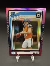 Bo Nix 2024 Panini Donruss card