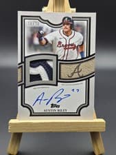 2026 Topps Topps Flagship Autograph Patch Austin Riley #TFAP2-AR card