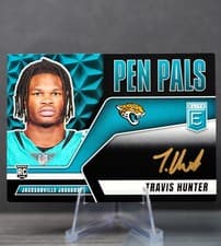 2025 Panini Black Black Gold Travis Hunter #20 card
