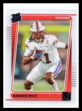 Rashee Rice 2023 Panini Chronicles Draft Picks Clearly Donruss card