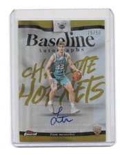2025-26 Finest Baseline Autographs Liam McNeeley #BA-LM card