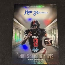 2025 Bowman University Chrome Campus Star Signatures Nate Johnson #CSS-NJ card