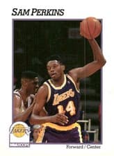 Sam Perkins 1991-92 Hoops Base Set card