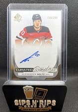 2024-25 SP Authentic Curated Signatures Alexander Holtz #SPC-HZ card