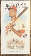 2025 Topps Allen & Ginter 1889 N22 (Minis) James Wood #N222-19 card