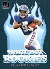 2024 Donruss White Hot Rookies Malik Nabers #WH10