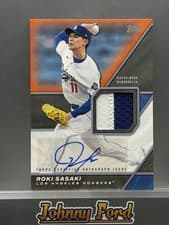2026 Topps Major League Material Autographs Roki Sasaki #MLM2-RS card