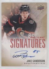 2024-25 Tim Hortons Collectors Series NHL Signatures Jake Sanderson #S-JS card