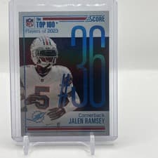 2025 Score Top 100 Jalen Ramsey #25 card
