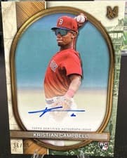 2025 Topps Museum Collection Archival Autographs Kristian Campbell #AA-KCA card