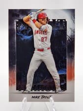 Mike Trout 2025 Topps Update Night Terrors card