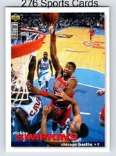 Dickey Simpkins 1995-96 Collector's Choice Base Set card
