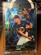 2026 Panini Stars & Stripes Prizm Prizmatic Paul Skenes #11 card