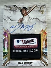 2025 Topps Inception Inception Autograph Jumbo Relic Hat Max Muncy #IAJH-MMU card