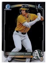 2025 Bowman Chrome Prospects Shotaro Morii #BCP-170