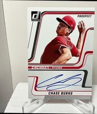 2025 Donruss Next Day Autographs Chase Burns #ND-CB card