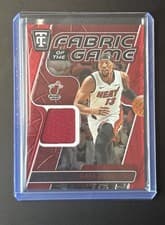 2024-25 Panini Totally Certified Fabric of the Game Bam Adebayo #FOG-BMA card