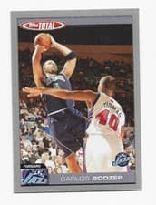 Carlos Boozer 2004-05 Topps Total Base Set card