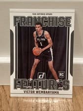 Victor Wembanyama 2023 Panini Donruss Franchise Features card