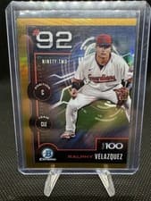 2025 Bowman Bowman Scouts Top 100 Ralphy Velazquez #BTP-92 card