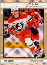 2025-26 O-Pee-Chee OPC Premier Troy Terry #P-18 card
