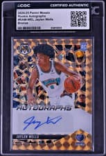 2024-25 Panini Mosaic Rookie Autographs Mosaic Jaylen Wells #RAM-WEL card