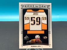 2024-25 SP Game Used Frameworks Roman Josi #F-RJ card