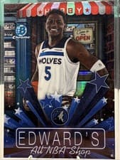 2025-26 Bowman Hobby Stars Anthony Edwards #HS-14 card