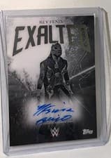 2025 Topps Exalted WWE Wrestling Black and White Signatures Rey Fenix #BWS-RFX card