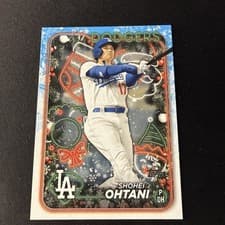 Shohei Ohtani 2024 Topps Holiday card