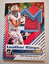 2025 Donruss Leather Kings Chris Olave #LK-COE card