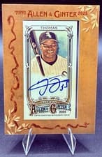 2025 Topps Allen & Ginter Framed Mini Autographs (Baseball) Frank Thomas #MA-FTH card