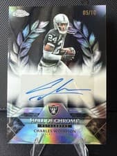 2025 Topps Chrome Hall of Chrome Autographs Charles Woodson #HOCA-CW