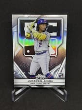 2025 Topps Chrome Black Rookie Design Variations Luisangel Acuña #88 card