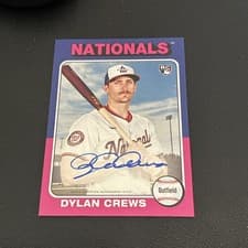 2025 Topps Heritage 25th Anniversary Autographs Dylan Crews #H25A-DC card