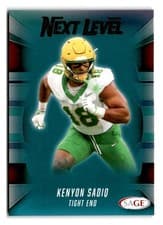2026 SAGE Football Base Set Kenyon Sadiq #193 card