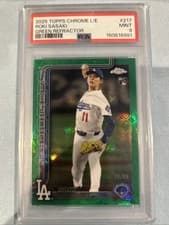 2025 Topps Chrome Logofractor Edition Base Set Roki Sasaki #217 card