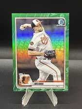 John Means 2020 Bowman Chrome card