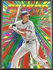 2025 Topps Chrome Logofractor Edition Power Players Coby Mayo #PP-21 card