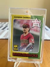 2024 Topps Heritage Real One Autograph Corbin Carroll #ROA-CCA card