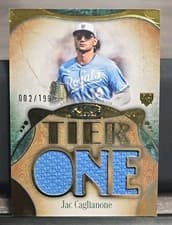 2026 Topps Tier One Tier One Relics Die-Cut Jac Caglianone #T1RD-JC card