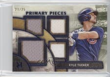 2025 Topps Museum Collection Single Player Primary Pieces Quad Relics Kyle Tucker #SPPQ-KT card