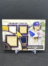 2025 Topps Museum Collection Single Player Primary Pieces Quad Relics Bobby Witt Jr. #SPPQ-BW