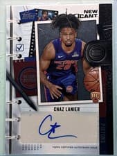 2025-26 Topps New Applicants Autographs Chaz Lanier #NA-CL card