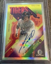 2024 Bowman Chrome Ascensions Autographs Max Clark #BAA-MC card
